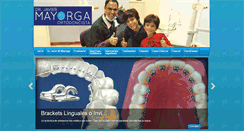 Desktop Screenshot of ortodonciamayorga.com